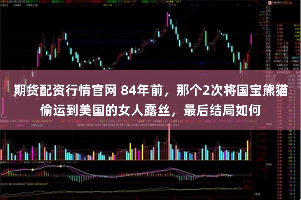 期货配资行情官网 84年前，那个2次将国宝熊猫偷运到美国的女人露丝，最后结局如何