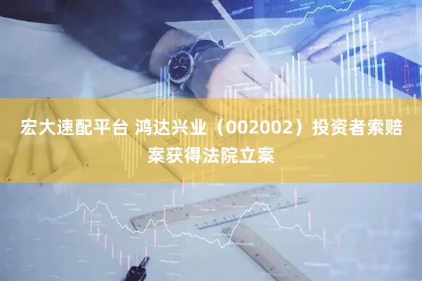 宏大速配平台 鸿达兴业（002002）投资者索赔案获得法院立案