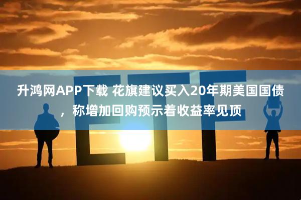 升鸿网APP下载 花旗建议买入20年期美国国债，称增加回购预示着收益率见顶